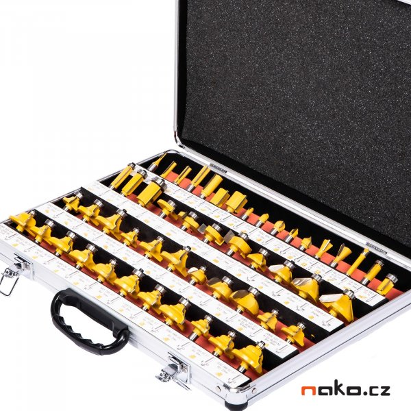 STAVTOOL P11142 sada stopkových fréz HM, 50 ks Obrázek