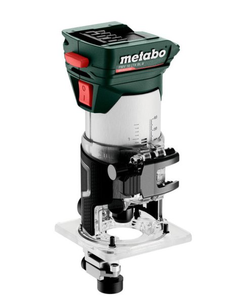 METABO FMV 18 LTX BL 8 aku frézka jednoruční ohraňovací 18V LiIon 601742850 bez aku Obrázek