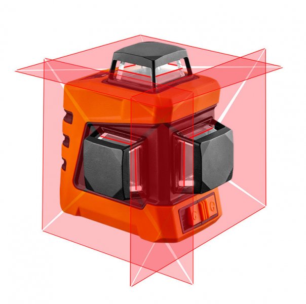 NEO TOOLS 75-103 křížový samonivelační 3D laser 3x 360° 15m s červeným paprskem, LiIon Obrázek