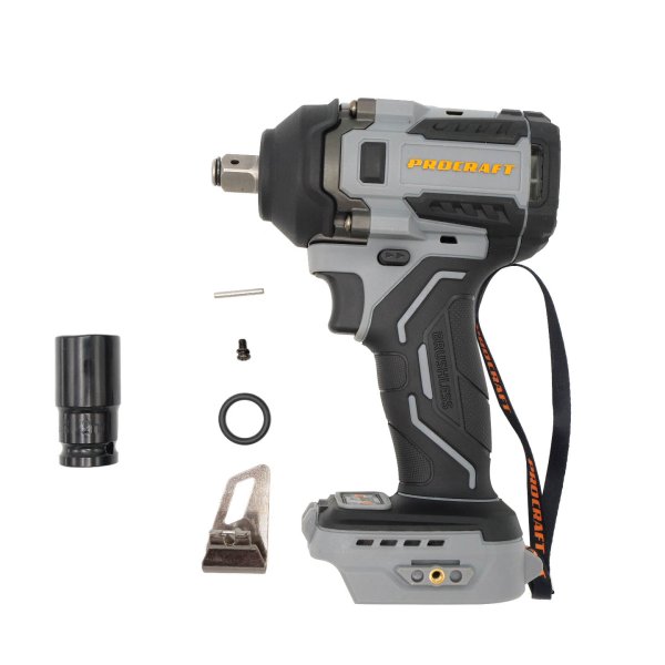 PROCRAFT Industrial IW550ABB aku rázový utahovák bezuhlíkový 1/2" 550Nm LiIon 20V, bez aku Obrázek