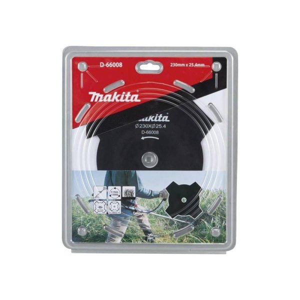 MAKITA D-66008 nůž žací 4 zubý 230x25,4x1,8mm = oldB14118 Obrázek