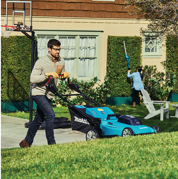 MAKITA DLM539Z akumulátorová travní sekačka s pojezdem 53cm LXT LiIon 2x18V, bez aku Obrázek