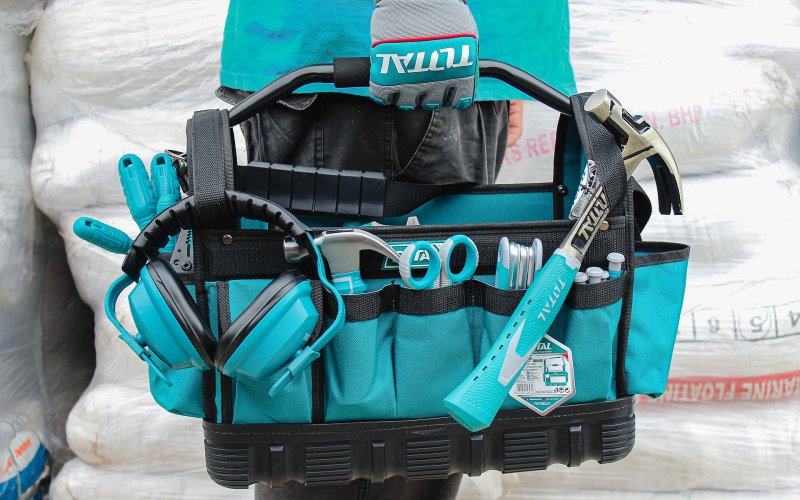 TOTAL THT36L01 taška na nářadí Industrial 22 kapes 40cm 16" Obrázek