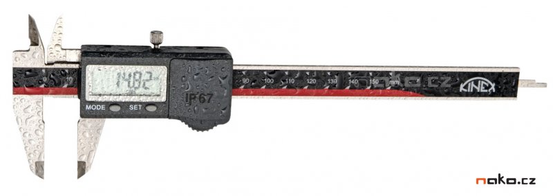 KINEX Absolute zero 6040-25-200 digitální posuvné měřítko do vlhkého prostředí 200mm Obrázek