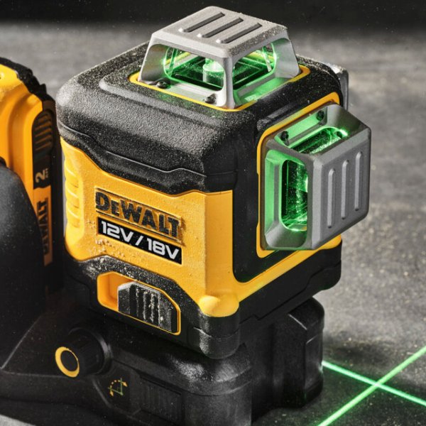 DeWALT DCE089D1G18 3x360 zelený laser (1x2Ah) Obrázek