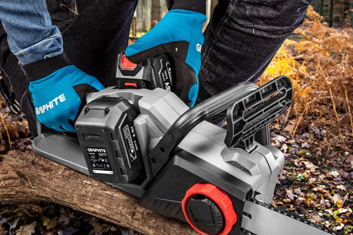 GRAPHITE ENERGY+ 58G043 aku řetězová pila 35cm 2x18V LiIon bez akumulátoru Obrázek