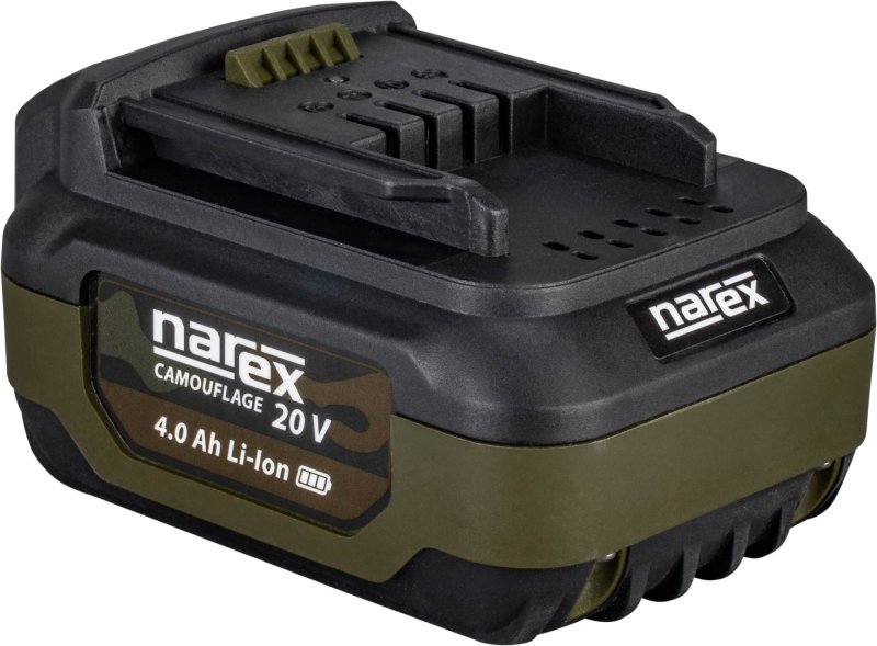 NAREX Camouflage COMBO SET CSP 13-2 + CBU 125 + 2x LiIon 4Ah, nabječka a brašna 65406487 Obrázek