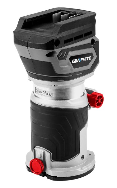 GRAPHITE ENERGY+ 58GE140 aku jednoruční ohraňovací vrchní frézka 18V LiIon bez aku Obrázek