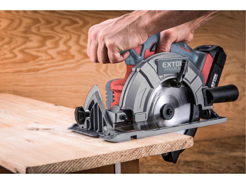 EXTOL PREMIUM 8891822 aku pila kotoučová SHARE20V, 165mm, 20V LiIon, 2Ah Obrázek