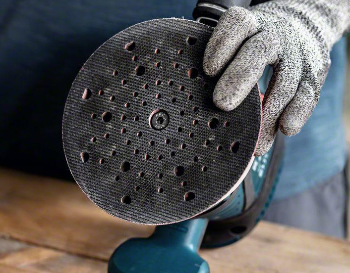 BOSCH 2608900007 podložný talíř na suchý zip střední tvrdost MEDIUM 150mm Obrázek