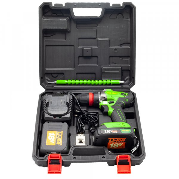 PROCRAFT PA18DFR aku vrtačka LiIon 18V 2x 2Ah Obrázek