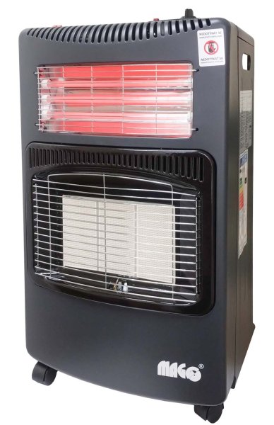 MAGG 110156 kombinovaná plynová 4,2kW a elektrická kamna 1,2kW Obrázek