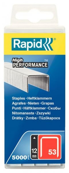 Spony ocel 53/12 mm 5.000 ks