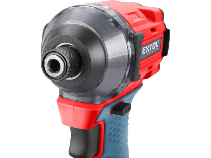EXTOL PREMIUM 8891814 aku rázový utahovák 1/4" bezuhlíkový SHARE20V 20V LiIon 1x 2Ah Obrázek