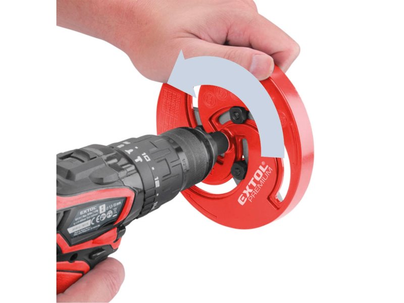 EXTOL PREMIUM 8801610 vykružovací stavitelný korunkový vrták 19-127mm Obrázek