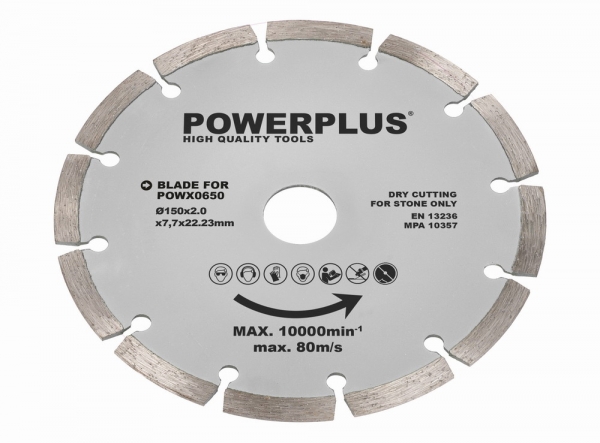 POWERPLUS POWX0650 drážkovací fréza na zdivo Obrázek