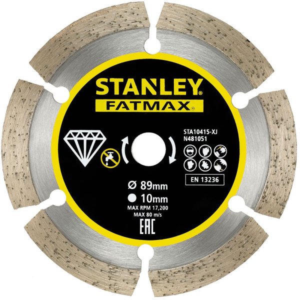 STANLEY STA10415 diamantový segmentový kotouč 89x10mm