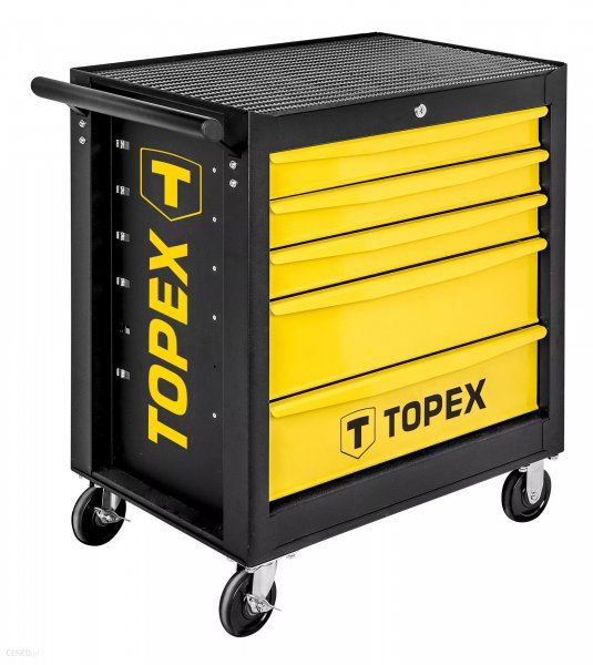 TOPEX 79R502 vybavený dílenský montážní vozík se sadou nářadí 105 dílů