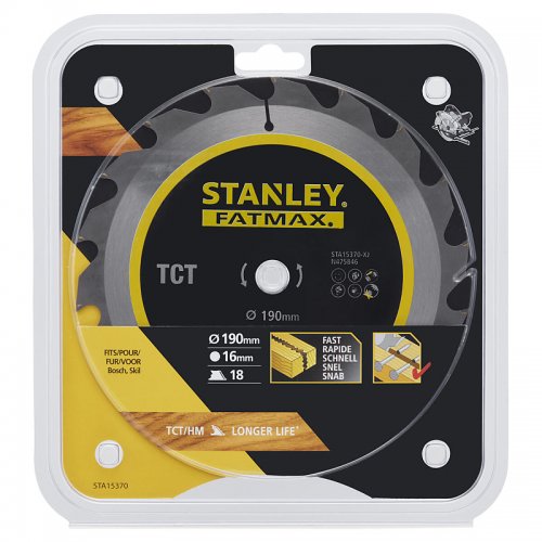 STANLEY STA15370 pilový kotouč TCT/HM 190x16mm 18Z Obrázek