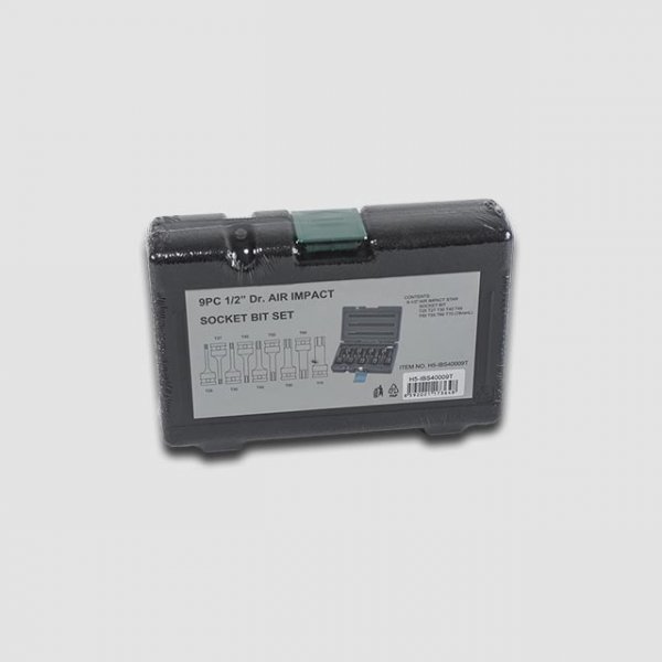 HONITON H5-IBS40009T sada průmyslových kovaných hlavic TORX 1/2" 9ks Obrázek