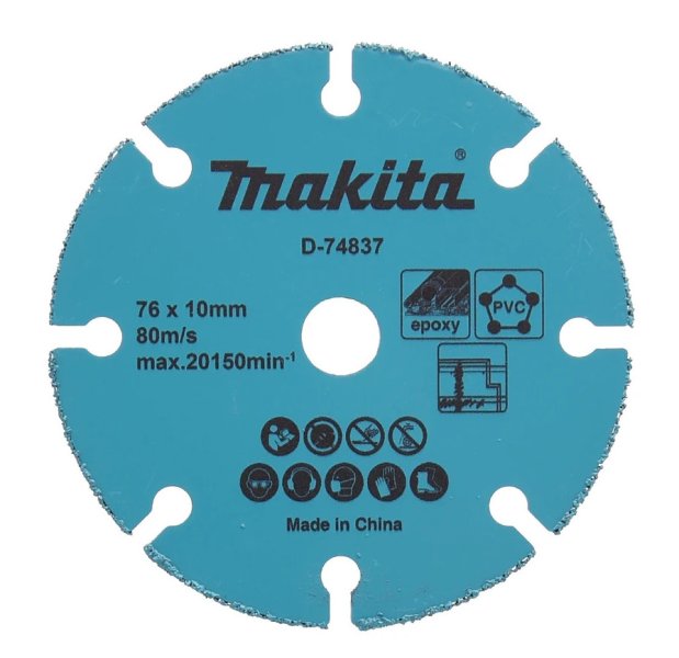 MAKITA D-74837 carbidový kotouč Tungsten carbide 76 x10mm pro DMC300 Obrázek