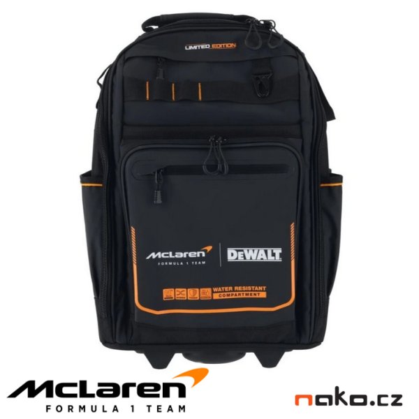 DeWALT DWST60101-9 batoh na nářadí s kolečky a madlem - edice McLaren F1 Team Obrázek