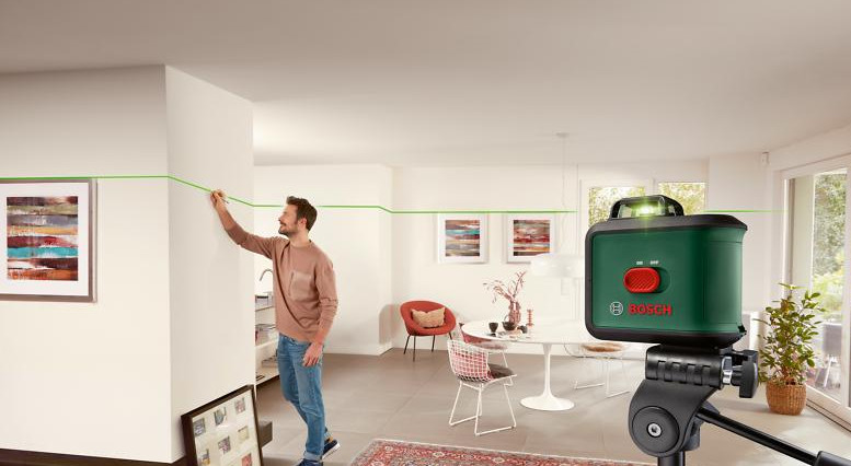 BOSCH UniversalLevel 360 zelený křížový laser Obrázek