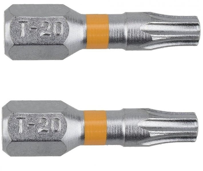 NAREX bit TORX T-20 25mm, Super Lock S2/Cr - 2ks