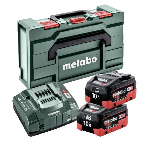 METABO sada 2x aku LiHD 10Ah + ASC 145 Obrázek
