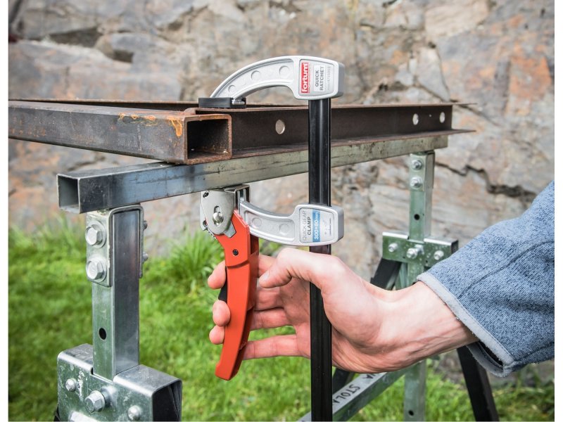 FORTUM 4755003 svěrka F ráčnová rychloupínací, 300x80mm Obrázek