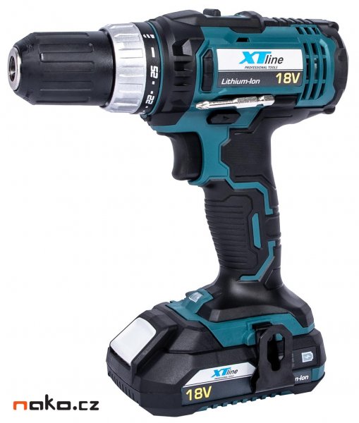 XTline XT102770E aku vrtačka 18V 2x2Ah LiIon EVE Obrázek