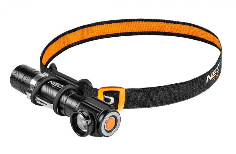 NEO TOOLS 63-033 sada na přežití - nůž, LED čelovka 2v1, náramek Obrázek