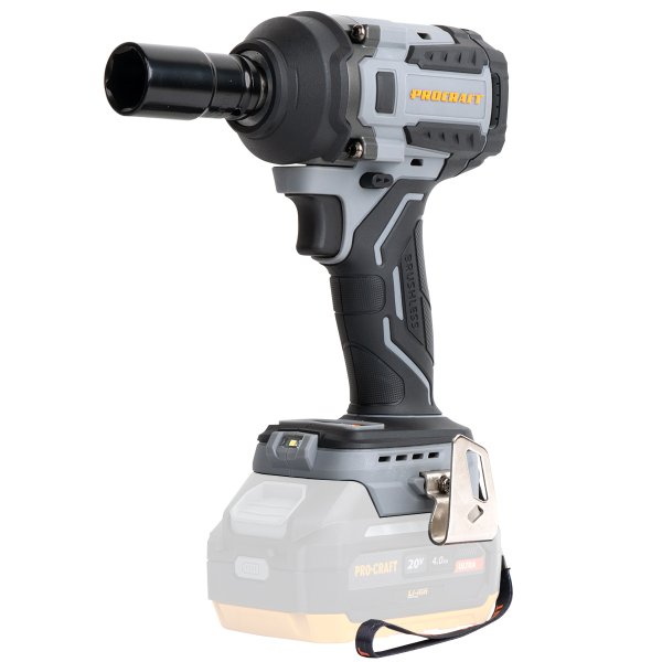 PROCRAFT Industrial IW550ABB aku rázový utahovák bezuhlíkový 1/2" 550Nm LiIon 20V, bez aku Obrázek