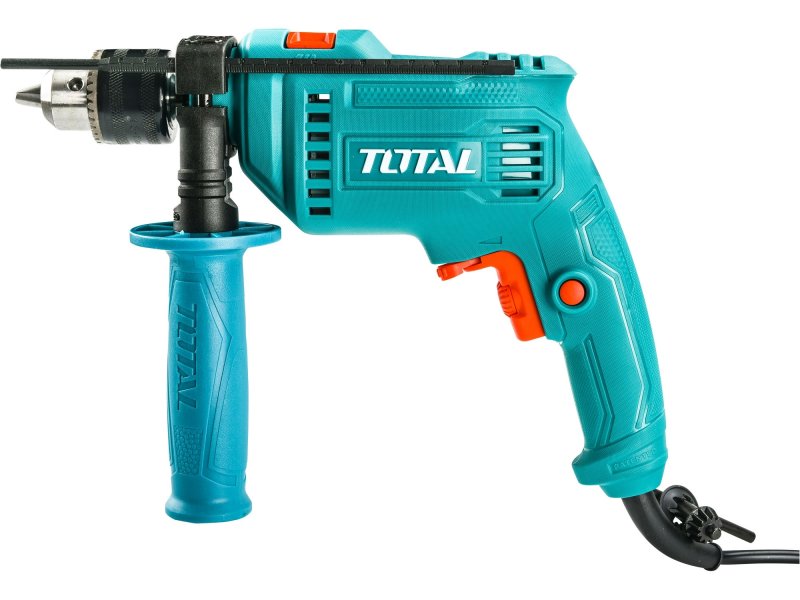TOTAL THKTHP1152 příklepová vrtačka s nářadím a vrtáky 680W Obrázek