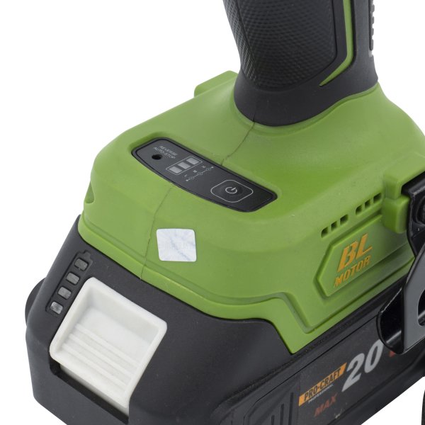 PROCRAFT PWA18 aku rázový utahovák bezuhlíkový 1/2" 550Nm LiIon 20V, bez aku Obrázek