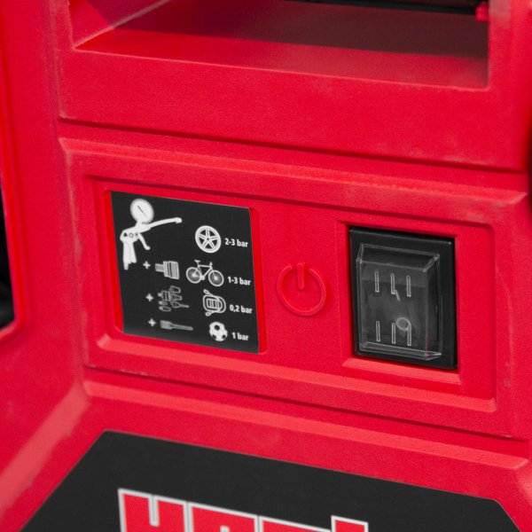 HECHT 2888 přenosný bezolejový kompresor Obrázek