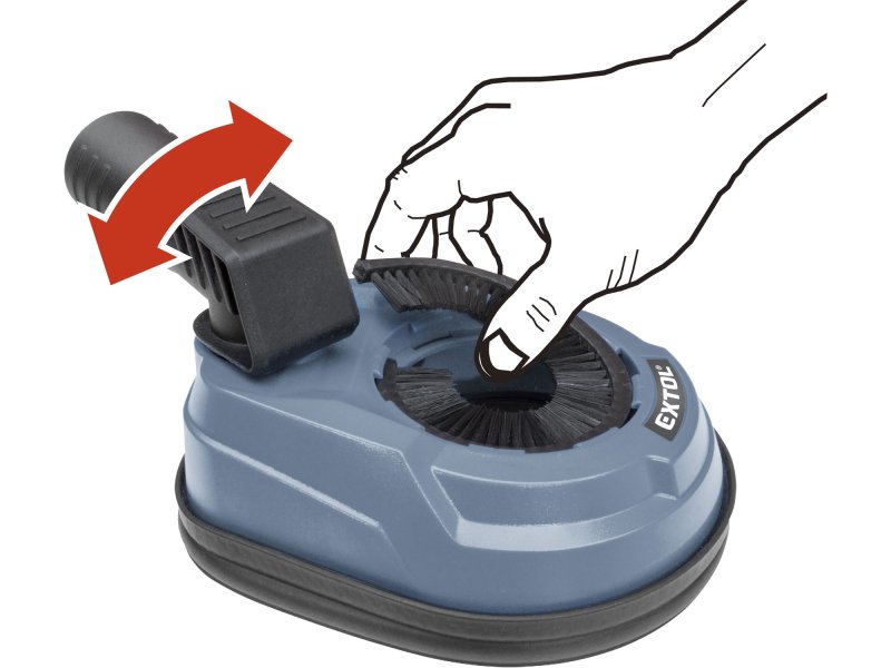 EXTOL PREMIUM 8807009 lapač prachu přísavný, pro vrtání do 68mm Obrázek