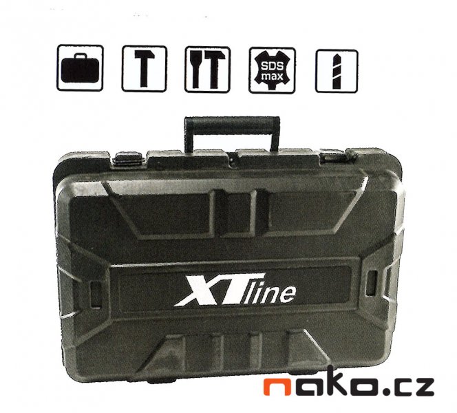 XTline XT106061 kombinované vrtací a sekací kladivo SDSmax, 7J, 1100W
