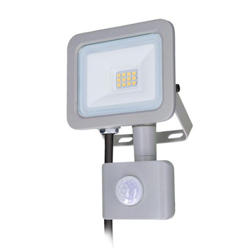 SOLIGHT WM-10WS-M -LED reflektor se sezorem 10W, 750lm, 4000K, IP44