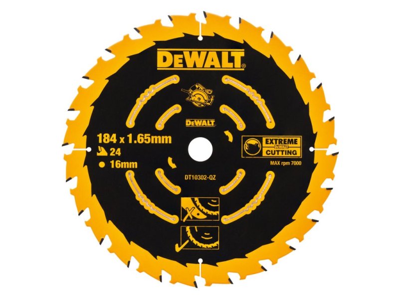 DeWALT DT10302 184x16mm kotouč Extreme ATB 20° (24Z)