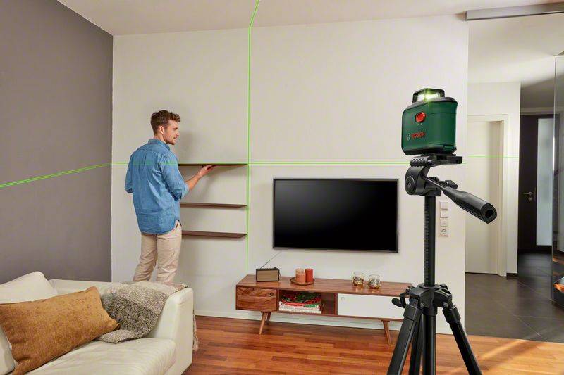 BOSCH AdvancedLevel 360 + TT 150 křížový laser 360˚ + stativ Obrázek