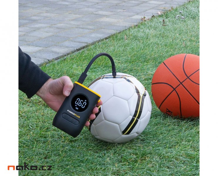 POWERPLUS POWX1710 aku kompresor 10bar 8V LiIon 2Ah Obrázek