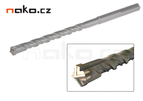 STAVTOOL Vrták vidiový SDS MAX, 4 břity | 40x600 mm Obrázek