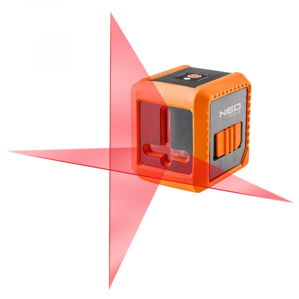 NEO TOOLS 75-100 křížový samonivelační laser 10m s červeným paprskem Obrázek