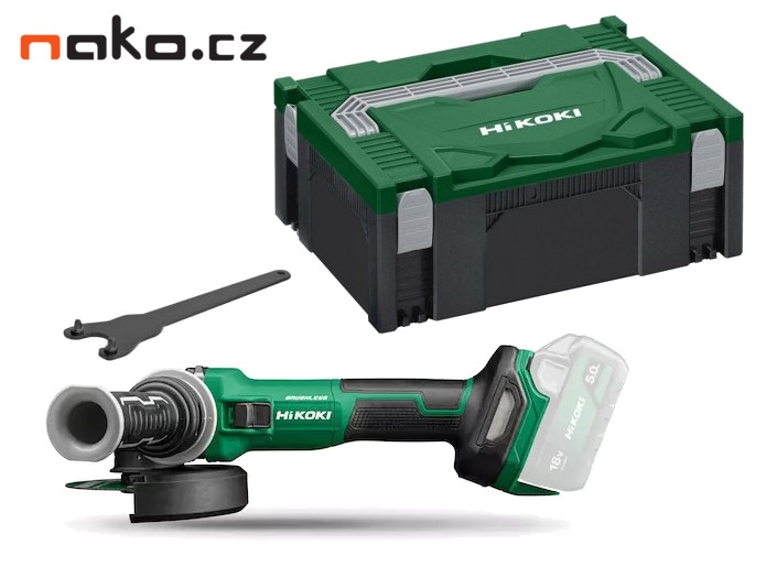 HiKOKI G1813DEW2Z aku úhlová bruska bezuhlíková 125mm 18V, Hitbox, bez aku