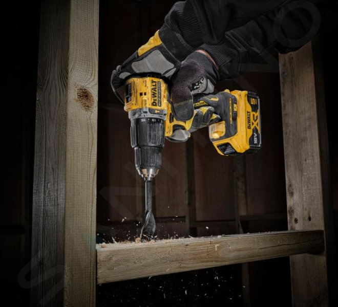 DeWALT DCD100YP2T XR Li-Ion 18V (2x5Ah) aku příklepový šroubovák k výročí 100 let Obrázek