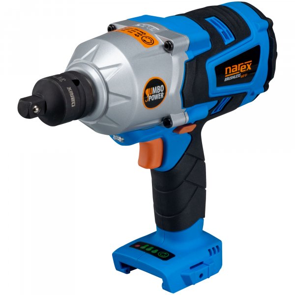 NAREX ASR 600-3HTB BASIC BOX aku rázový bezuhlíkový utahovák 3/4" JUMBO POWER 60V bez aku Obrázek