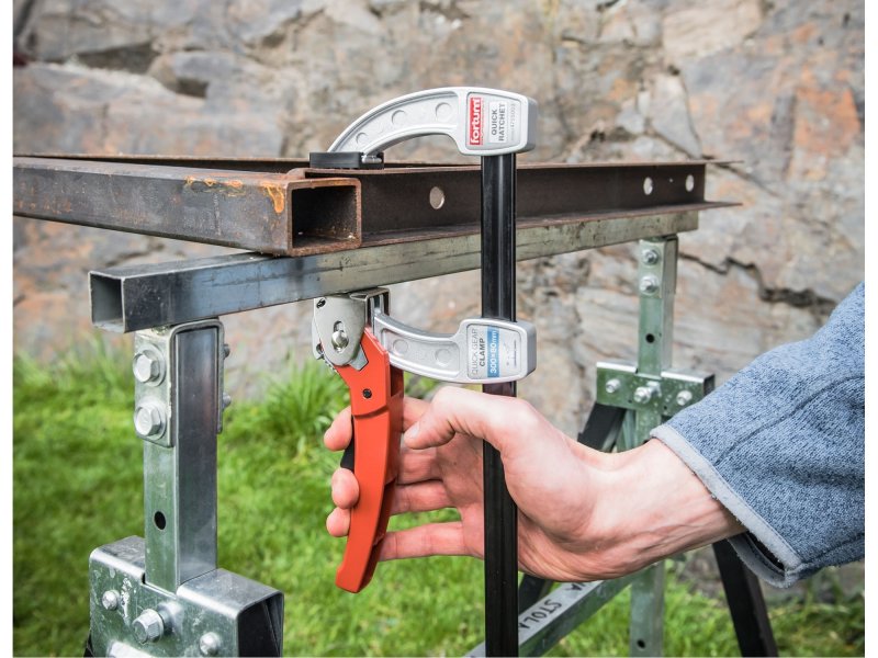 FORTUM 4755002 svěrka F ráčnová rychloupínací, 200x80mm Obrázek