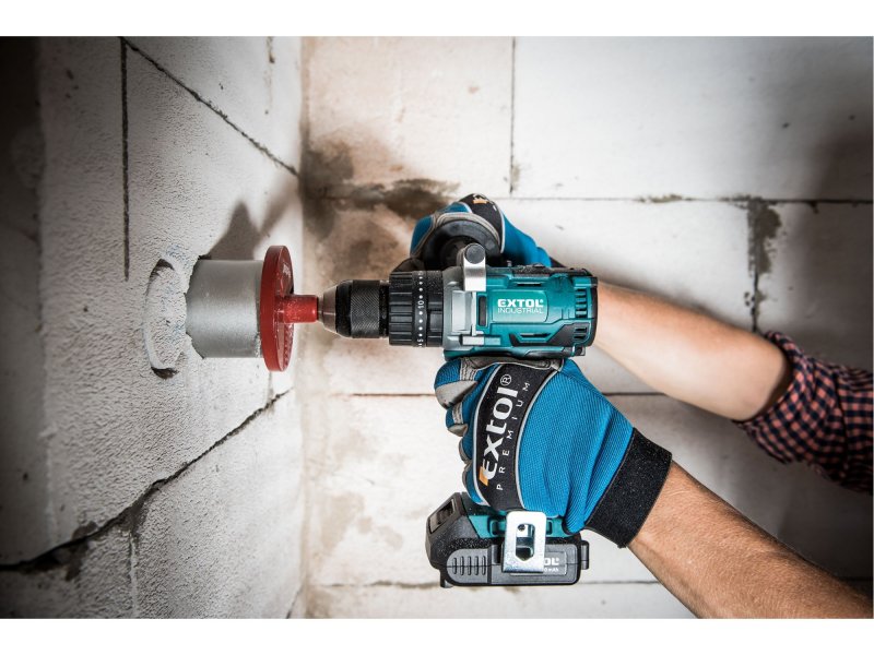 EXTOL PREMIUM sada karbidových vykružovacích korunek, 33-53-73mm 19600 Obrázek