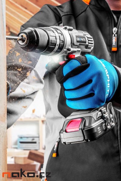 GRAPHITE ENERGY+ 58G010 příklepová aku vrtačka 18V Li-Ion bez akumulátoru Obrázek